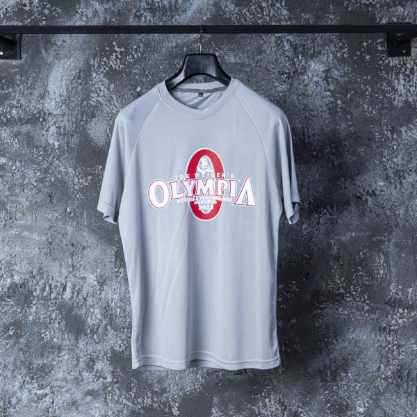 تیشرت سوزنی OLYMPIA طوسی روشن